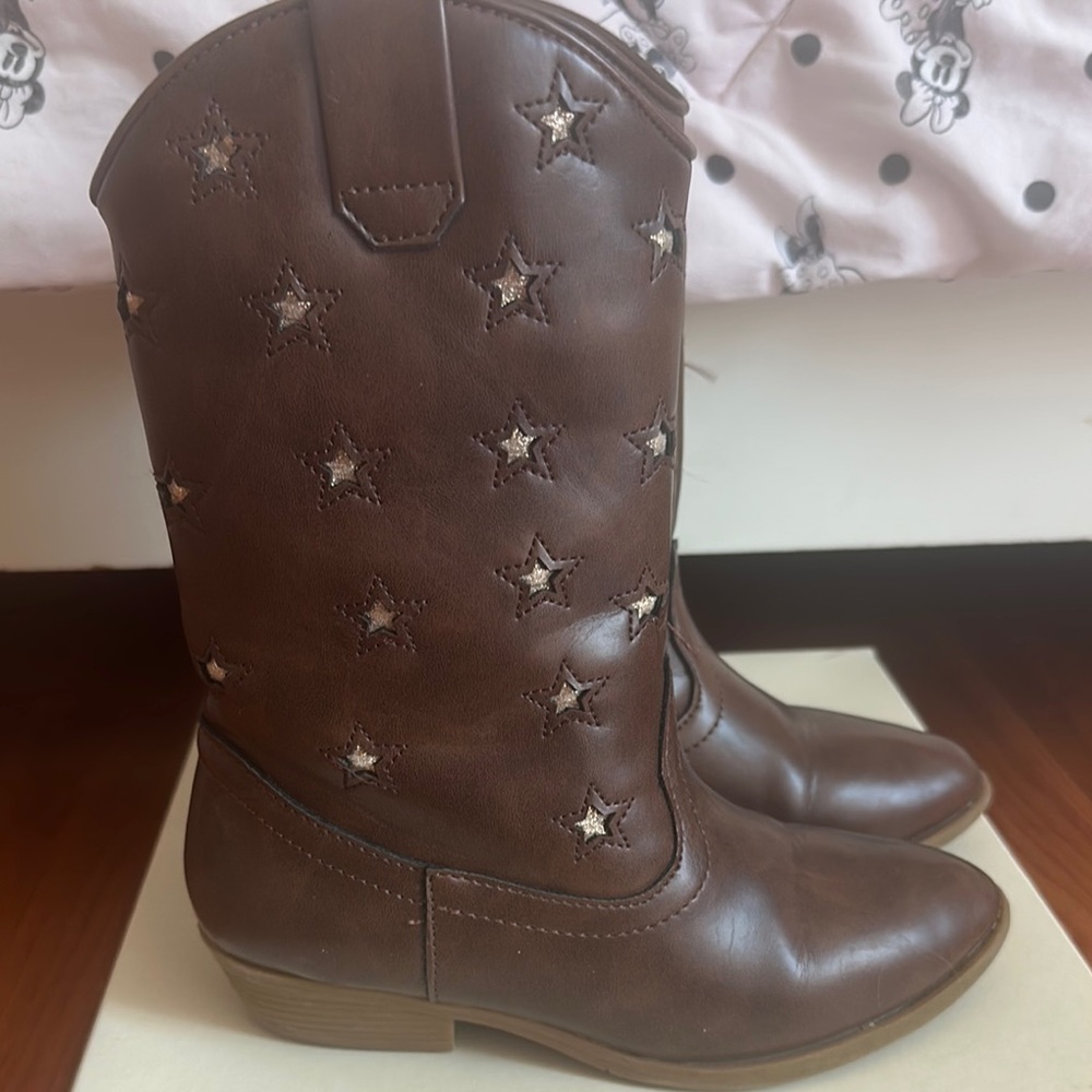 Tucker + Tate Brown Star Kids Boots
